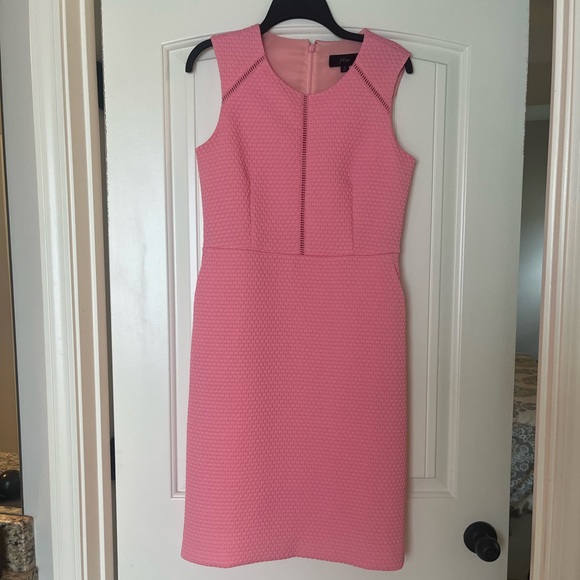 J Crew Portfolio Sheath Dress in Dover Pink - Picture 2 of 7